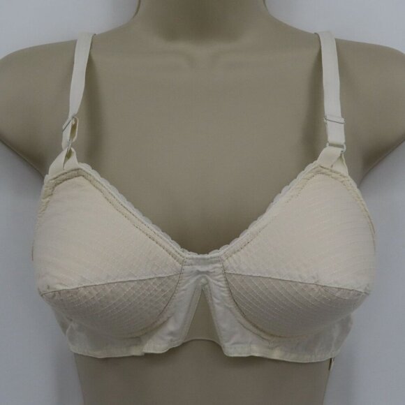 VTG Formfit Rogers Inflation 32B White Padded Cone Bullet Pointy Rockabilly Bra - Picture 12 of 13